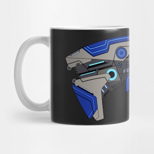 Blue starship Mug